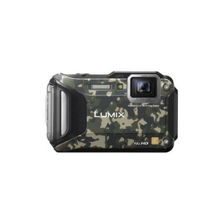 Panasonic Lumix TS6 16 MP WiFi Enabled Tough Adventure Camera - Camouflage
