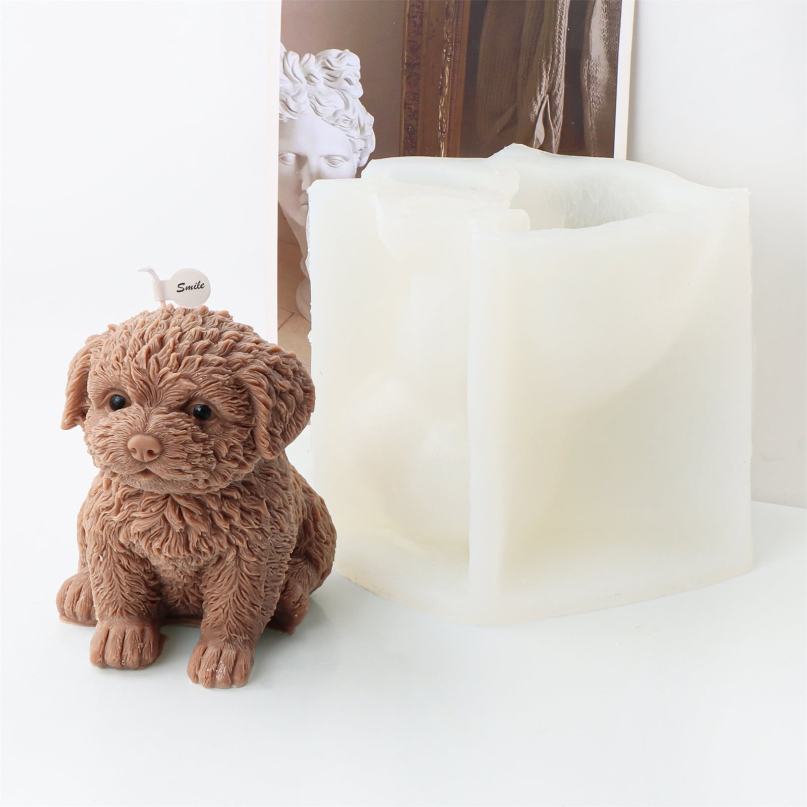 Dog Bear Shaped Silicone Mold for Making Soap Plaster Ornemant Resin Craft Resin Casting Molds