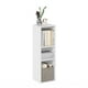 thumbnail image 4 of Estantería de almacenamiento Furinno Fulda, 3 niveles, blanca, 4 of 6