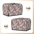 thumbnail image 3 of Lsque Modern Life Print 2 Slice Toaster Cover , Kitchen Appliance Dustproof Protector , Toaster Protector Dustproof Kitchen Appliance Cover, 3 of 7