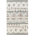 thumbnail image 2 of Hauteloom Duyen Recycled Material Living Room, Bedroom Area Rug - Southwestern - Ice Blue, White, Black - 18" x 18" Sample, 2 of 9