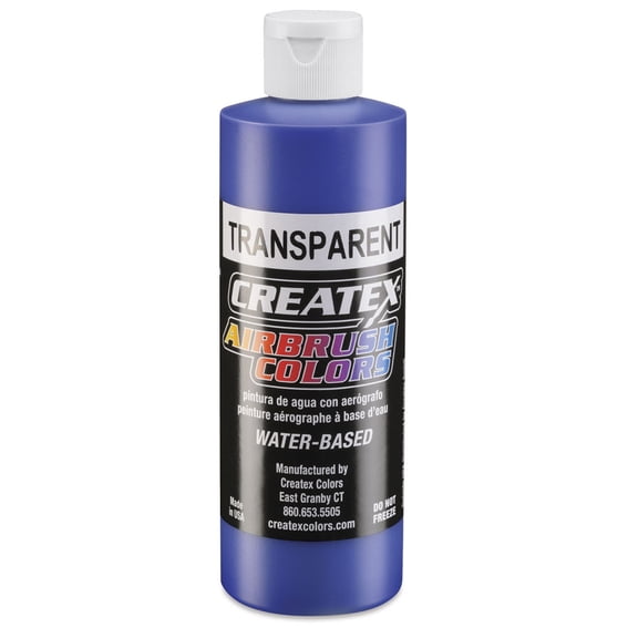 Createx Airbrush Color - 8 oz, Transparent Ultramarine Blue