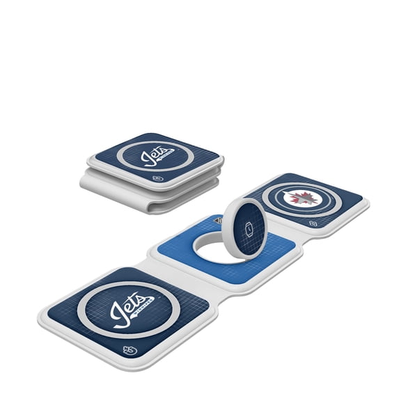 Keyscaper Winnipeg Jets 3-in-1 Foldable Charger