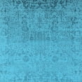 thumbnail image 1 of Ahgly Company Indoor Square Oriental Light Blue Industrial Area Rugs, 8' Square, 1 of 4