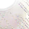 thumbnail image 4 of LIUHUO Customizable Rhythmic Gymnastics Leotard for Girls - White Pink Gradient with Gold Foil Fabric, Perfect for Competition & Performance, 4 of 8