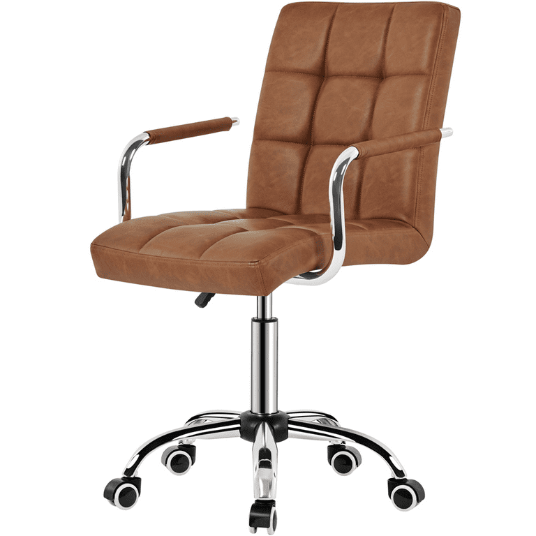 Yaheetech office chair adjustable pu leather 360 swivel deals