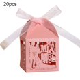 thumbnail image 1 of 20Pcs Cutout Butterfly Candy Boxes Mr Mrs Wedding Party Favor Chocolate Case Candy Box Mr & Mrs Pattern  Hollow  Party Favor  Chocolate Box  Butterfly Design, 1 of 6
