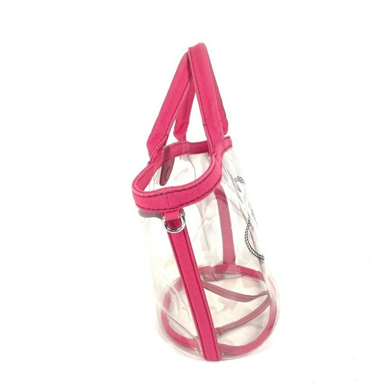 Pre-Owned PRADA Prada Beach Bag with Pouch Logo Canapa 2WAY