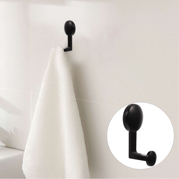 FENGGUIQU Gancho Metálico Negro Para Pared Europeo Ideal Para Cocina Y