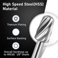 thumbnail image 5 of Juego de 20 brocas para fresadora de grabado y tallado, accesorios para herramientas rotativas, juego de brocas rotativas y fresas., 5 of 5