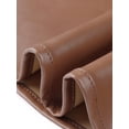 thumbnail image 5 of INSPIRE CHIC Tank Dress for Women's Faux Leather Sleeveless a Line Mini Dresses XS Dark Brown, 5 of 6