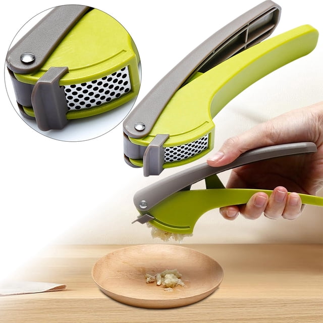 Stainless Steel Garlic Garlic Grinder Efficient Garlic Dicer With Comfortable Handle | Stainless Steel Kitchen Tools Garlic Roller Rolling Mincer Tomato Garlic Stirrer Hand Garlic Masher