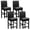 Black, variant on PU Bar Stool Covers, Waterproof Barstool Slipcover Stretch Furniture Chair Seat Cover Non Slip Dining Chair Covers Chair Seat Covers