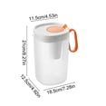 thumbnail image 3 of Miogawg Refrigerator Cold Water Pitcher Large Capacity Tea Infuser Bottle Home Plastic Water Jugss Cold Brew Juices Tea Beverage Container, 3 of 6