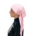 thumbnail image 3 of Lumtrix Chemo Headwear For Women Turban Headwear For Cancer Patients Headwrap Loss Cover Lightweight Head Covering Cap Light pink, 3 of 4