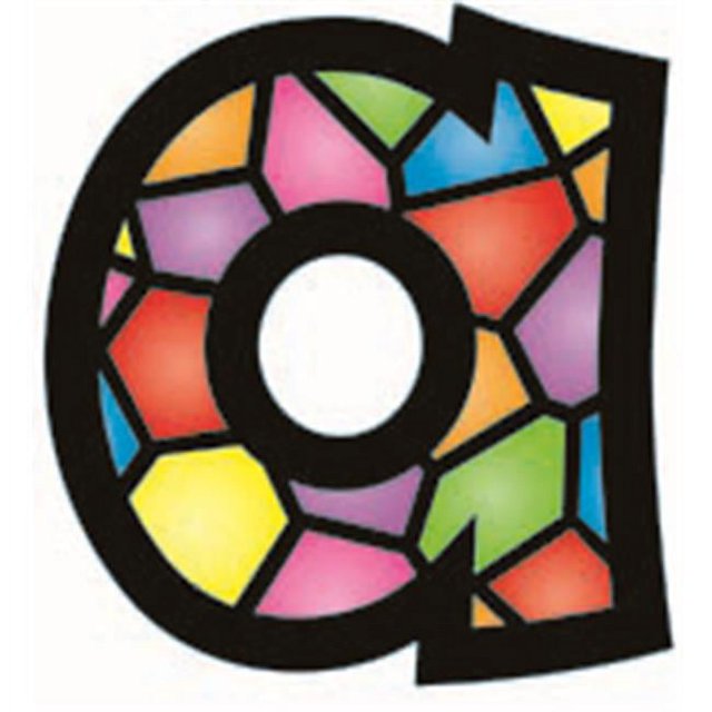 Trend Enterprises Inc. T-79751 Stained Glass 4 In Playful Combo Ready Letters