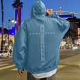 thumbnail image 2 of XIAOCHA Inspirational Graphic Pullover Hoodie Mens Casual Warm Sweatshirt For Outing Comfortable Apparel, 2 of 4