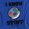 thumbnail image 2 of Trivial Pursuit I Know Stuff Women's T Shirt, Royal, Medium, 2 of 6