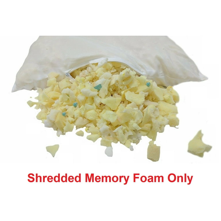 anzhixiu Bean Bag Filler Shredded Memory Foam 100% New 10 Pounds Pillow Stuffing for Couch Pillows Stuffed Animals Dog Bed & Couch Cushion Filling