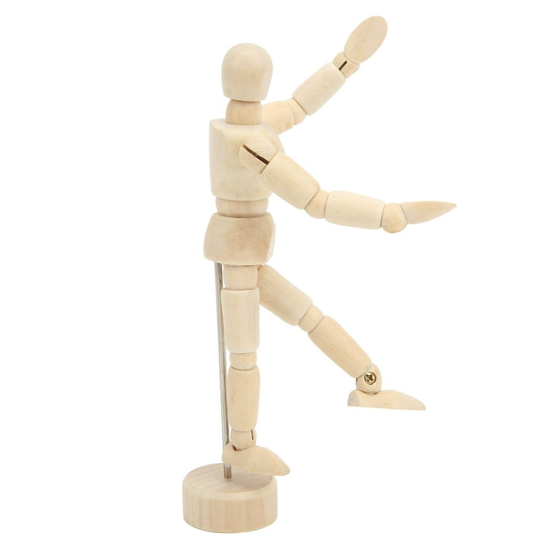 Wooden?Mannequin, Human Body Proportions Various Shapes 14?Rotatable?Joint  Wide Applicability Drawing?Mannequin For Painting For Sketching