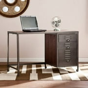 Southern Enterprises Hatfield Wood/Metal File Desk