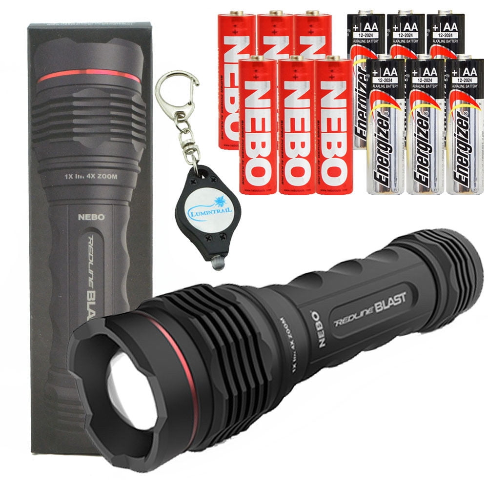 Nebo 6542 Redline Blast 1400 Lumens LED Flashlight with 6 Extra
