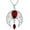 01_ Simulated Garnet, variant on DVEATR Sterling Silver Celtic Crescent Moon Goddess Pendant Irish Good Luck Necklace with Birthstone Crystal, Celtic Moon Jewelry Gift for Women Mom Wife