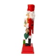 thumbnail image 4 of Kurt Adler Wooden 15-Inch Santa Calendar Nutcracker, 4 of 7