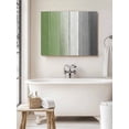 thumbnail image 6 of Sage Green Gray Ombre Wall Art for Living Room, Canvas Picture Wall Decor for Bathroom Bedroom, Vintage Country Wooden Painting Artwork for Office Kitchen Hallway Dining Room Home Decorations 12"x16", 6 of 8