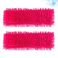 thumbnail image 3 of 2pcs Mop Head Replacement Cloth Water Absorption Mop Head Cleaning Accessories Mop Cloth for Home (Red), 3 of 8