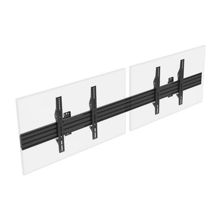 UPC: 0889028138434 | Monoprice 2×1 Menu Board Wall Mount For Screens between 32in to 65in  Max Weight 66 lbs  VESA Patterns up to 600×400 – Commercial Series
