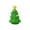 *0999-Green, variant on Meggemo Gift Colorful Christmas Tree Clap-On Night Light - Cute Bedside Xmas Gift with 3 Brightness Levels, Long-Lasting Battery for Festive Bedroom Ambiance