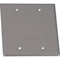 thumbnail image 1 of 14340 2 Gang Gray Weatherproof Blank Cover, 1 of 1