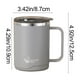 thumbnail image 3 of Vaso térmico de acero inoxidable con tapa, doble aislamiento, hermético, a prueba de fugas, para oficina, café o té, 500 ml., 3 of 6