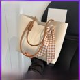 thumbnail image 4 of Bolso de mano femenino de gran capacidad para uso diario, sencillo, combinable con todo, para primavera y verano, 4 of 6