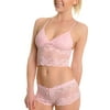Angelina Lace Cami Top and Boxer Shorts Lingerie Set (2-Set)
