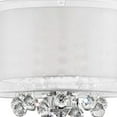 thumbnail image 3 of Twisted Crystal Accent Floor Lamp with Dual Fabric Shade, Clear- Saltoro Sherpi, 3 of 5