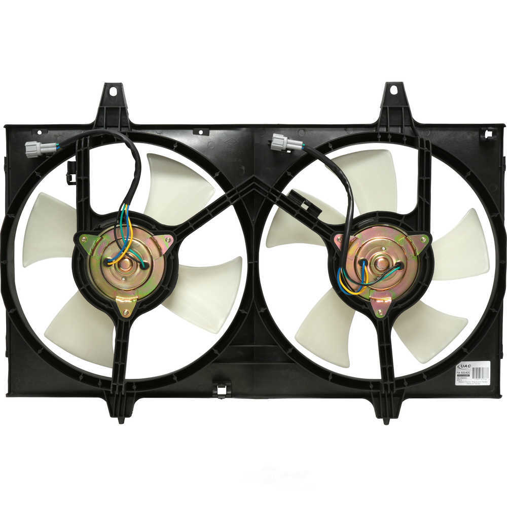 Dual Radiator and Condenser Fan Assembly -- Radiator-Condenser Fan Assy Fits select: 1995,1998-1999 NISSAN MAXIMA