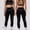 Black, variant on PISONIC 2 Piece Workout Sets for Women Color Block Strappy Sports Bra High Waist Leggings Gym Yoga Pilates Outfits