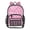 Dot Fabric, variant on Ttyddzy Clear Backpack Heavy Duty PVC Transparent Backpack for College Workplace, Green Red and White Striped Leaves