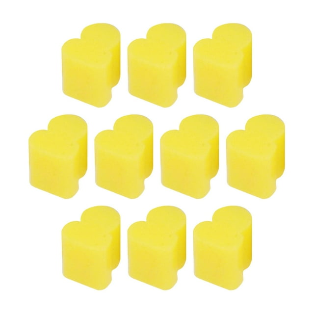 lionlar 10 Pieces Alto Silicone Pads Accessory for Trombone Flat Key Euphonium 4mm Yellow