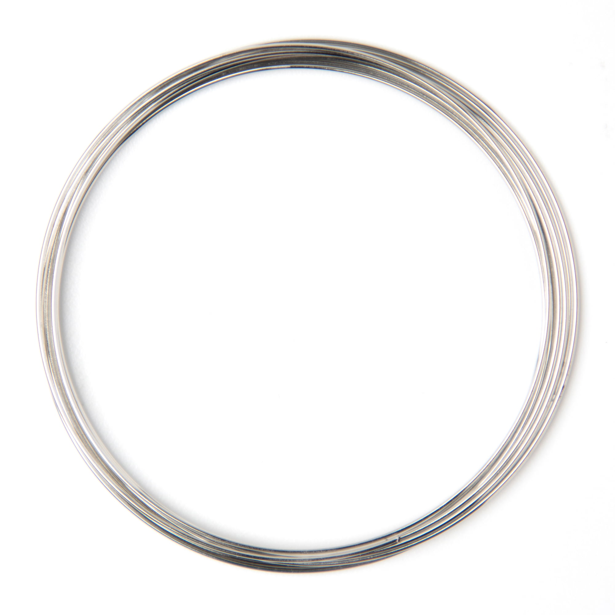 (4 pack) Cousin DIY Large Jewelry Making Memory Wire, Silver Finish, 5 ft Roll