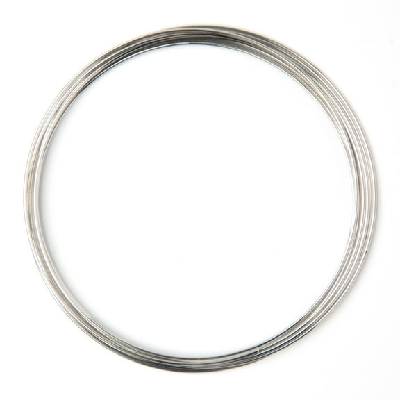 (4 pack) Cousin DIY Small Silver Memory Wire, 1 Piece, 5 ft Roll, 22 Gauge