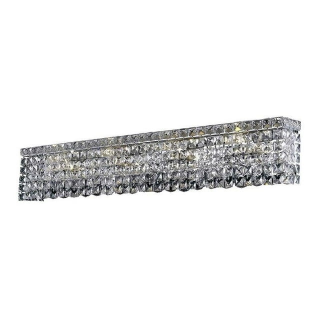 Elegant Lighting Maxime 36" 8 Light Royal Crystal Vanity Lighting