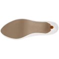 thumbnail image 3 of Benjamin Walk 843379058513 Touch Ups Joyce Womens Pumps, White - Medium 10, 3 of 7