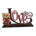 thumbnail image 5 of Valentine's Day Engraved Heart Sign for Home Decorations Ornament, Valentine's Day, Wedding or Engagement Decoration, 5 of 9