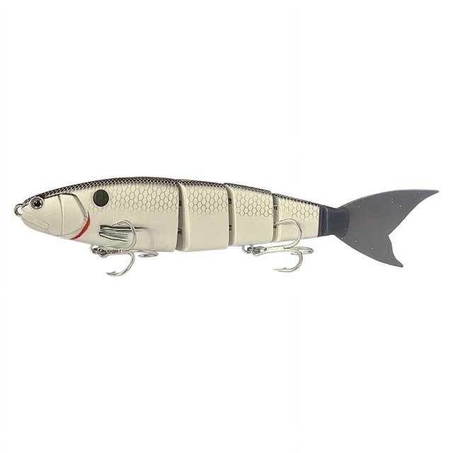 Cebo biónico de múltiples secciones de tiro largo para pesca en el mar, cebo falso de cola blanda de cuatro secciones, cebo duro gigante de 105 g, cebo grande