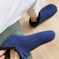 thumbnail image 2 of MIASHUI Women's Socks with Grips Thermal Socks for Indoor Wear Cozy Sleep Socks Navy, 2 of 5