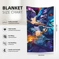 thumbnail image 3 of Solo Leveling Blanket Anti-Pilling Flannel 32"X48" Super Soft Plush Air Condition Quilt Fluffy Warm Cozy Decorative Blankets, 3 of 7