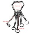 thumbnail image 4 of Pulsera De Mano De Esqueleto De Halloween Con Anillo, Pulsera De Metal Punk, Anillo De Dedos De Esqueleto Para Mujeres Y Hombres, Regalos seitruly AP006169-02, 4 of 6